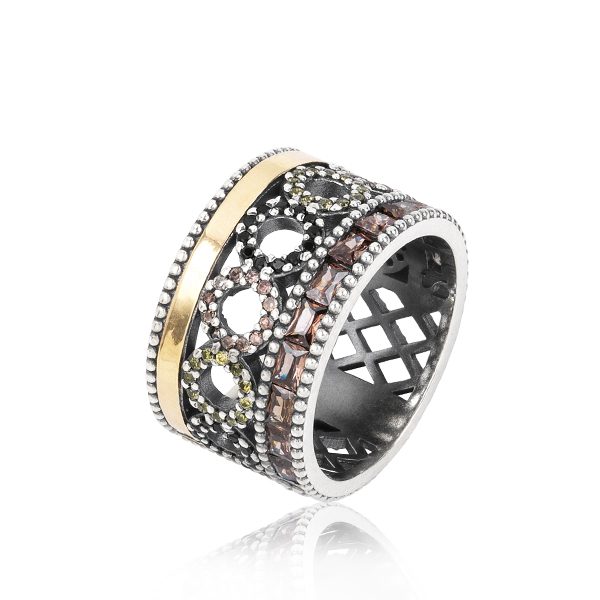 Anillo Sunfield Alp con circonitas AN062710