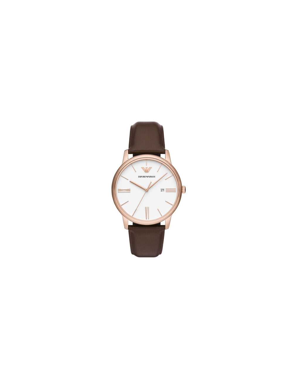 Reloj Emporio Armani Classics Marrón, Rosado y Blanco Analógico