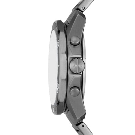 Reloj de hombre AX1967 cronógrafo de acero gris