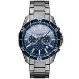 Reloj de hombre AX1967 cronógrafo de acero gris
