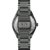 Reloj Armani Exchange analógico de acero inoxidable con esfera gris automática para hombres AX4195