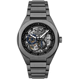 Reloj Armani Exchange analógico de acero inoxidable con esfera gris automática para hombres AX4195