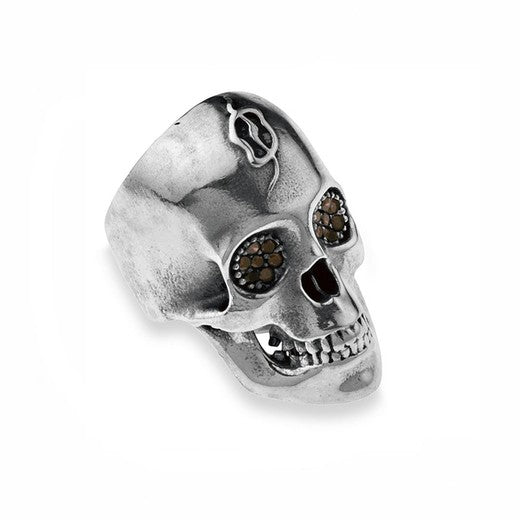 Anillo Plata de Palo calavera CAR1A Arwene