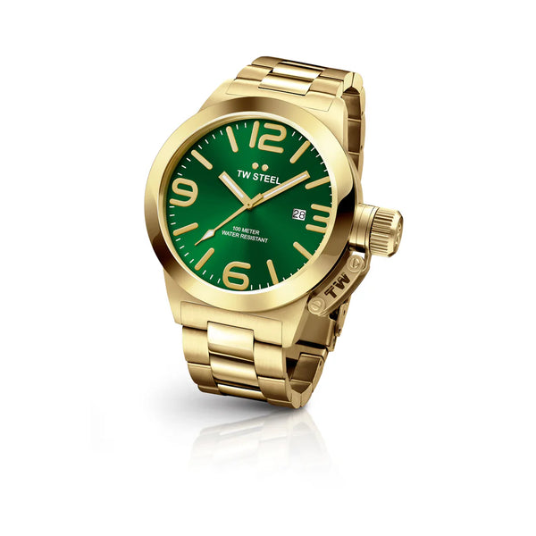 Reloj TW Stell Previus CB221 de acero dorado