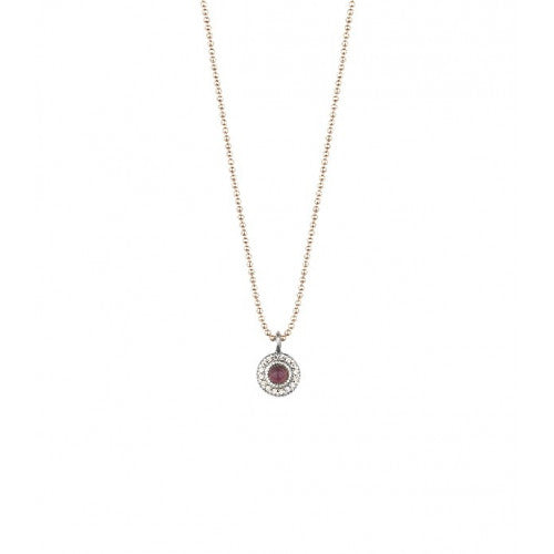 Collar Sunfield Turmalina Rosa CL061194/26