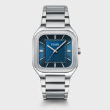 Reloj Cluse Quadrus Acero, Azul, Color Plata CW25701