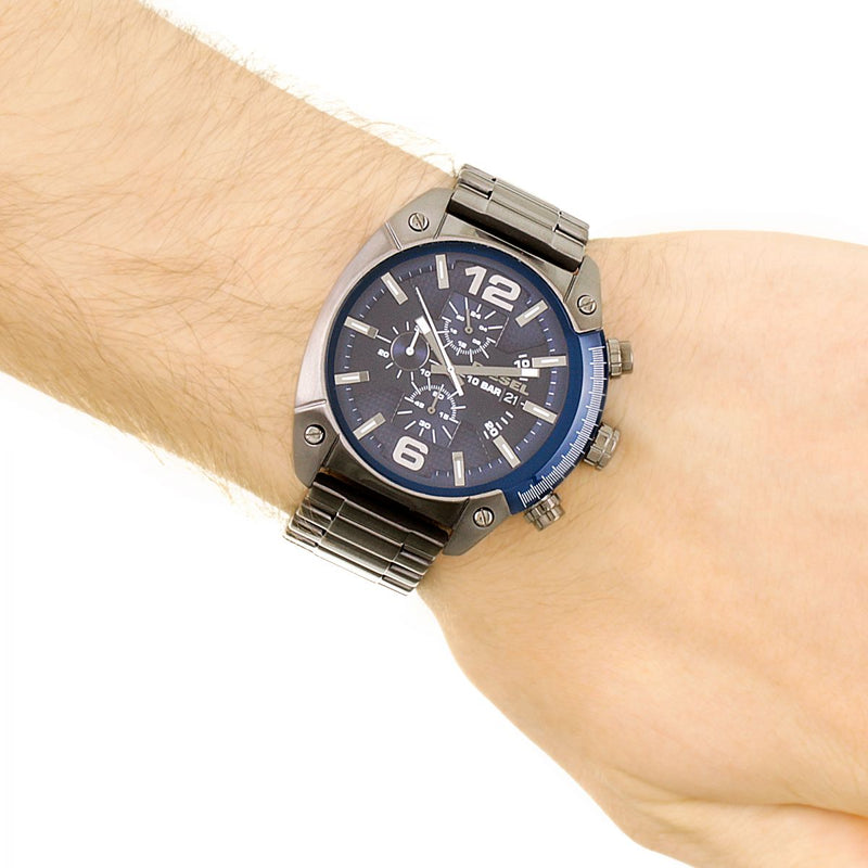 Reloj Diesel DZ4412 Overflow Chronograph Blue Dial para hombre