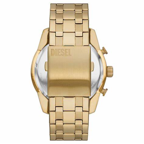 Reloj Diesel DZ4590 cronógrafo Split con pulsera en acero inoxidable dorado