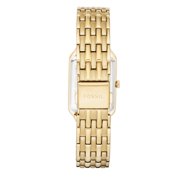 Reloj Raquel de acero inoxidable en tono dorado con tres agujas y fecha ES5220