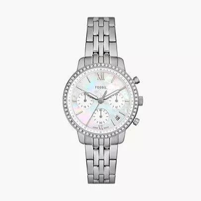 Reloj Neutra de Fossil con cronógrafo de acero inoxidable ES5357 para mujer