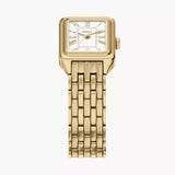 Reloj Raquel Mini de acero inoxidable en tono dorado con tres agujas ES5467
