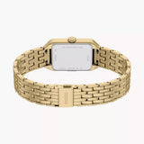 Reloj Raquel Mini de acero inoxidable en tono dorado con tres agujas ES5467