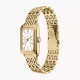 Reloj Raquel Mini de acero inoxidable en tono dorado con tres agujas ES5467