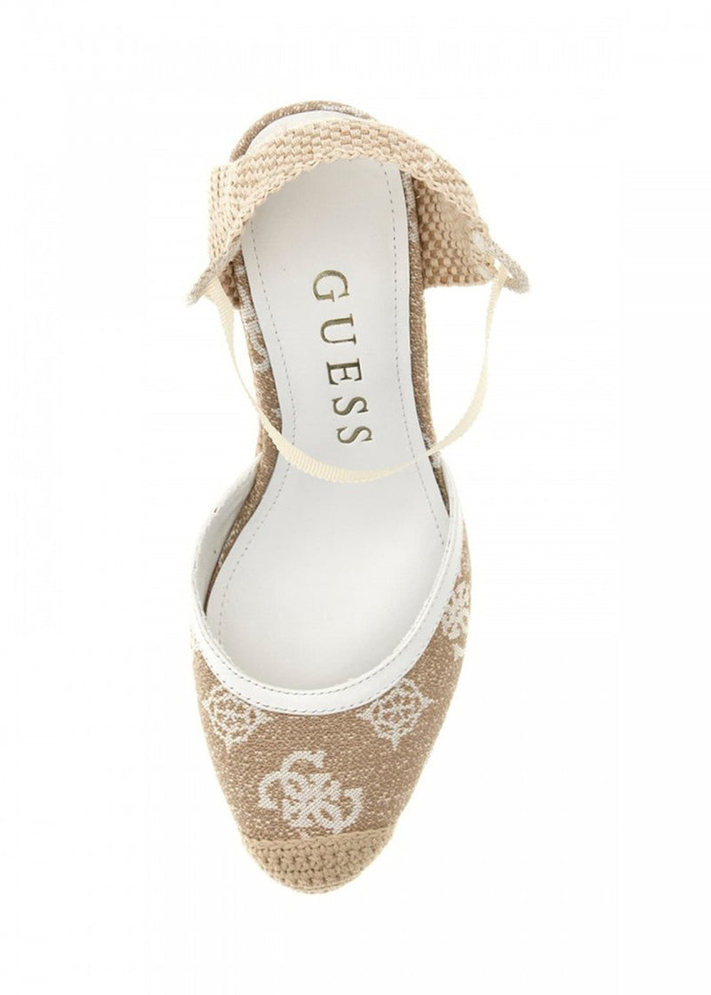Alpargatas de cuña con atado al tobillo Guess Charmi FLJCYRFAB04