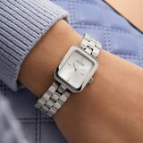 Reloj de mujer Isla GW0865L1 de acero y correa plateada/gris