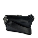 Bolso Bandolera Guess Hombre Siena Flat Bumbag Zip Around Black HMSISSP5114