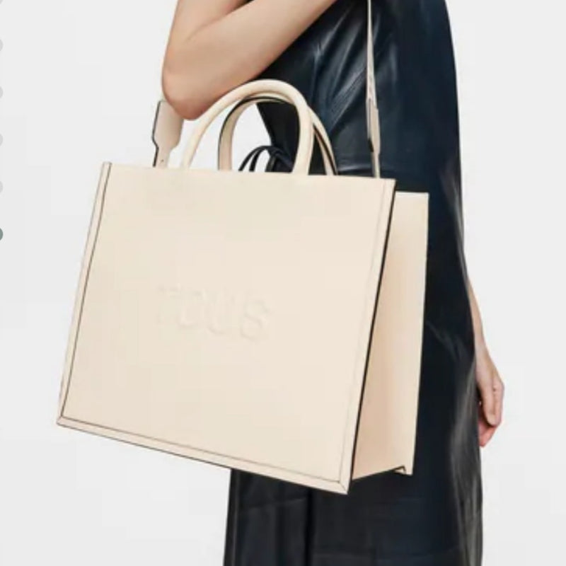 Bolso TOUS Shopper XL Amaya brenda Beige 2002106401 – Shopify