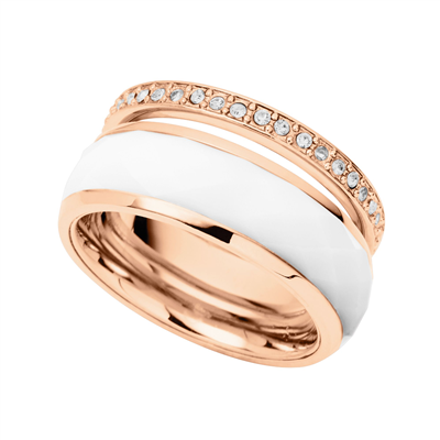 Anillo doble Fossil JF011237915 para mujer