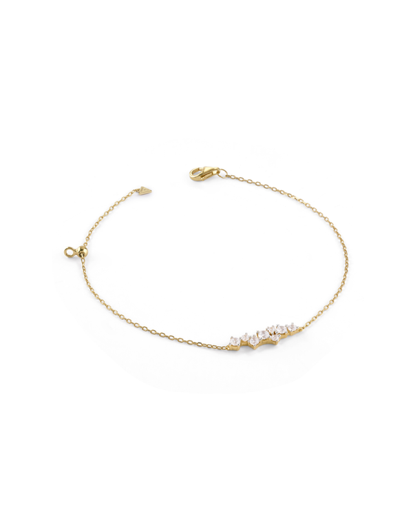 Pulsera Guess Nuances Plata Baño Oro y Circonitas Blancas JSBB04547JWYGS