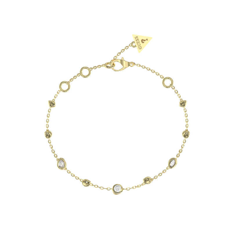 Pulsera Guess Panarea JUBB05183JWYGS para mujer en acero dorado