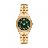 Reloj Michael Kors Harlowe Dorado y Verde Analógico Mujer MK4870