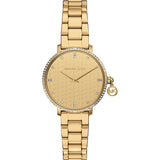 Reloj Michael Kors Pyper Dorado Analógico Mujer MK7572