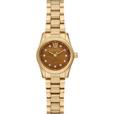 Reloj Michael Kors Dorado y Marrón Analógico Mujer MK7578