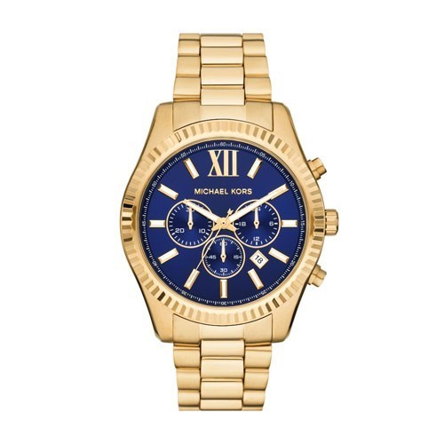 Reloj Lexington oversize en tono dorado MK9153