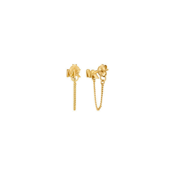 Pendientes Michael Kors Premium Drop Kors MK 925 Plata bañada en oro MKC1782710