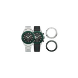 Reloj Aston Martin Fórmula 1 Plateado y Verde Cronógrafo Hombre MTIB1F501