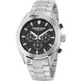 Reloj Aston Martin Fórmula 1 Plateado y Verde Cronógrafo Hombre MTIB1F501
