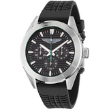 Reloj Aston Martin Fórmula 1 Plateado y Verde Cronógrafo Hombre MTIB1F501