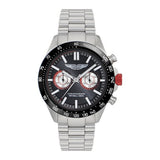 Reloj Aston Martin Plateado y Negro Cronógrafo MTIS1F501  para hombre