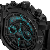 Reloj de hombre Norwood PEWGF0040001 de piel sintética y correa negra