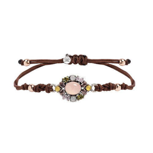 Pulsera Sunfield Cuarzo Rosa PU065551/15