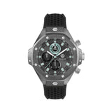 Reloj de hombre Plein chrono royal sport PWLFA0125 B2 de silicona y correa negra