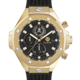Reloj de hombre Philipp Plein chrono royal sport PWLFA0325 CH de silicona y correa negra