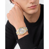 Reloj Philipp Plein Hombre PWMFA0425 B2 Acero Bicolor Dorado Analógico New Date Superlative