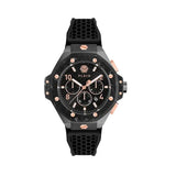 Reloj Philipp Plein CHRONO ROYAL 46mm PWPRA0524 B2 de acero y silicona
