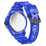 Reloj Philipp Plein Hombre PWWAA0323 B2 Plástico Azul Analógico The Skull Synthetic
