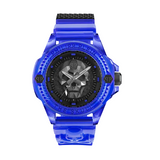 Reloj Philipp Plein Hombre PWWAA0323 B2 Plástico Azul Analógico The Skull Synthetic