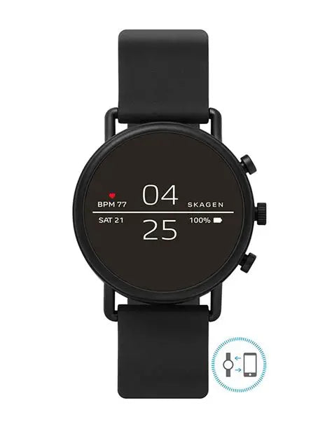 Reloj SKT5100 Skagen Falster 2 Black Silicone SKT5100