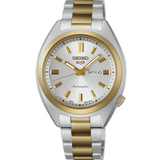 Reloj Seiko SRE024K1 5 Sports SNXS 32mm Brazalete Bicolor b2
