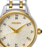 Reloj Seiko SRZ550P1 Ladies Cuarzo 3 agujas 12 diamantes b2