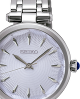 Reloj Seiko SRZ553P1 Ladies Cuarzo Plateado esf redonda b2