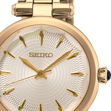 Reloj Seiko SRZ554P1 Ladies Cuarzo Dorado esf redonda b2