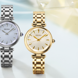 Reloj Seiko SRZ554P1 Ladies Cuarzo Dorado esf redonda b2