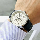 Reloj Seiko Hombre SSB383P1 Cuarzo - Acero Inoxidable, Cronógrafo, Piel Negra b2