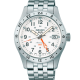 Reloj Seiko SSK059K1 5 Sports Field GMT Esfera Blanca b2