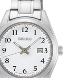 Reloj Seiko SUR465P1 Neo Classic Números Árabes Mujer Acero b2